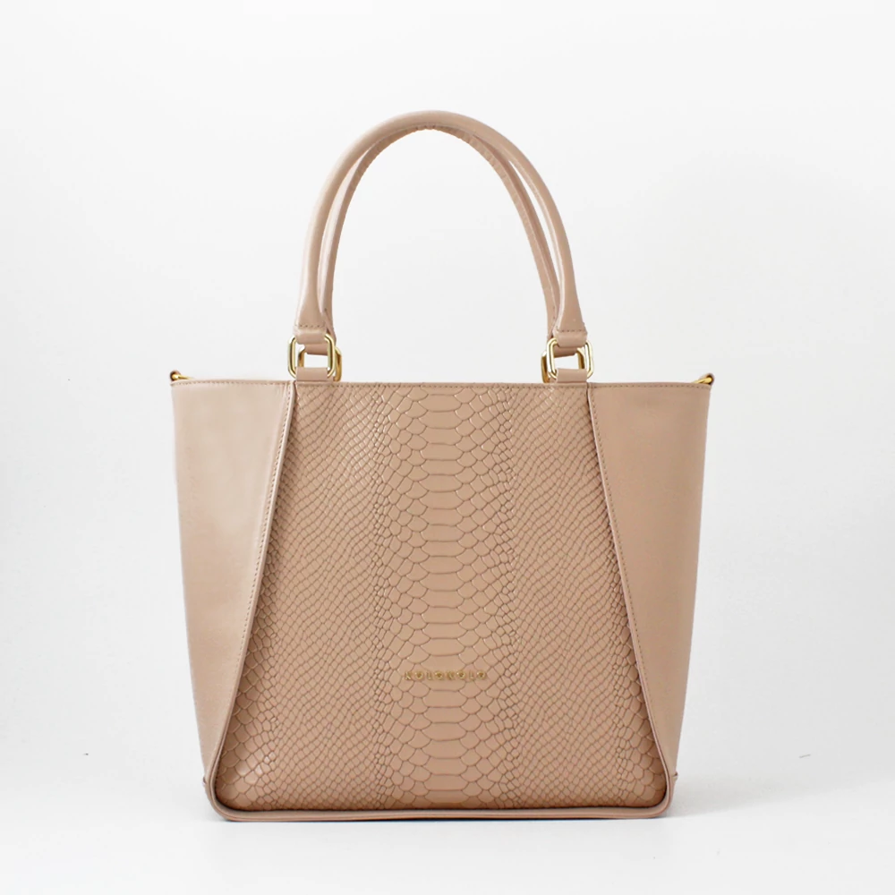 Kolokolo Rose kézitáska - nude python - 1