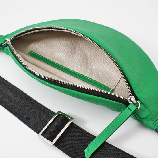 Benetton zöld crossbody bőrtáska