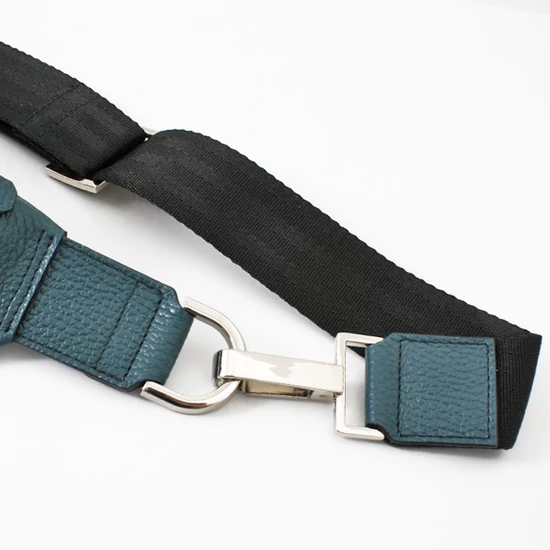 Petrolkék crossbody bőrtáska