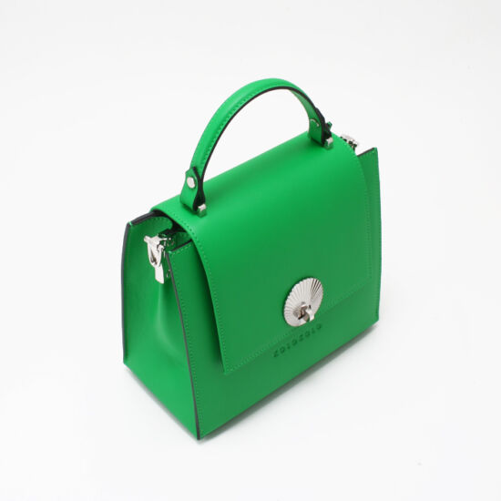 Lora benetton zöld fedeles táska