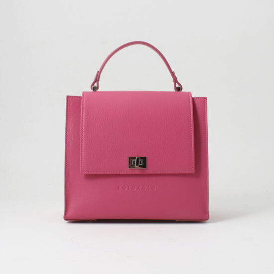 Pink fedeles bőr táska