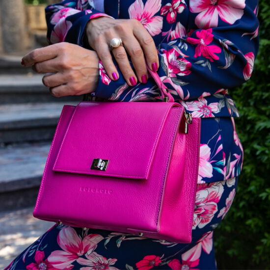 Lora pink fedeles táska