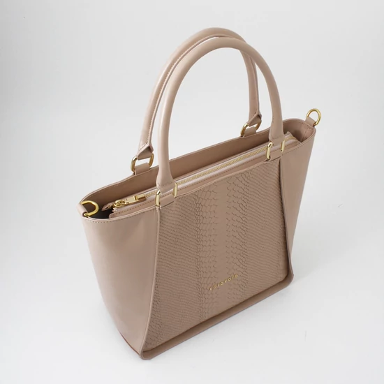 Rose nude python bőrtáska