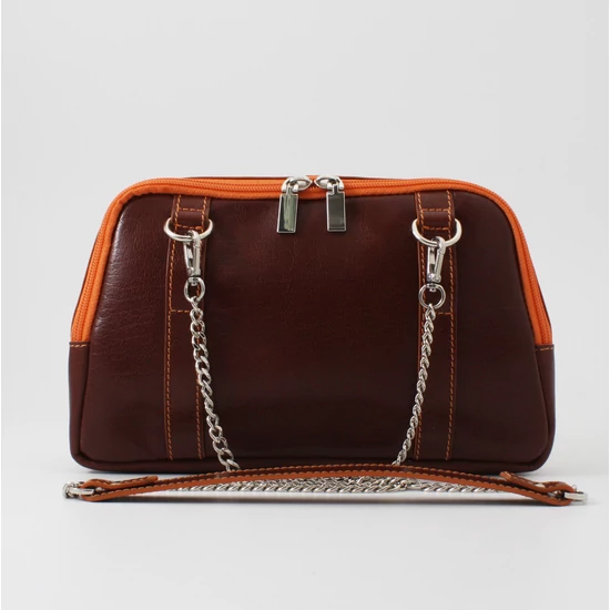 Női burgundi barna kistáska-variationBEG003