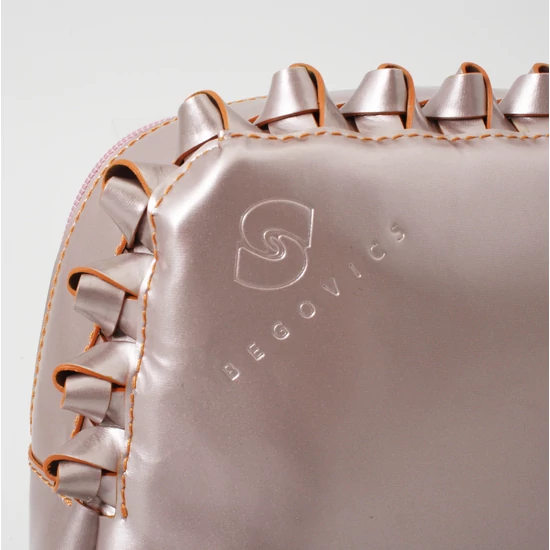 Női metálrózsaszín kistáska-variationBEG003