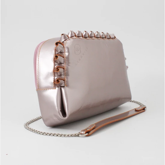 Női metálrózsaszín kistáska-variationBEG003