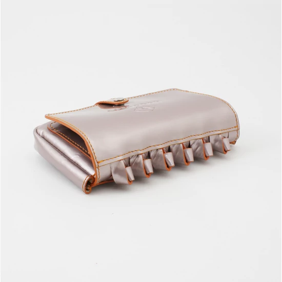 Metál rózsaszín kistáska övre - smallBEG004 