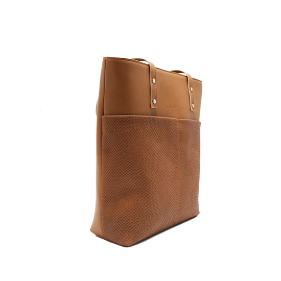 női shopper barna