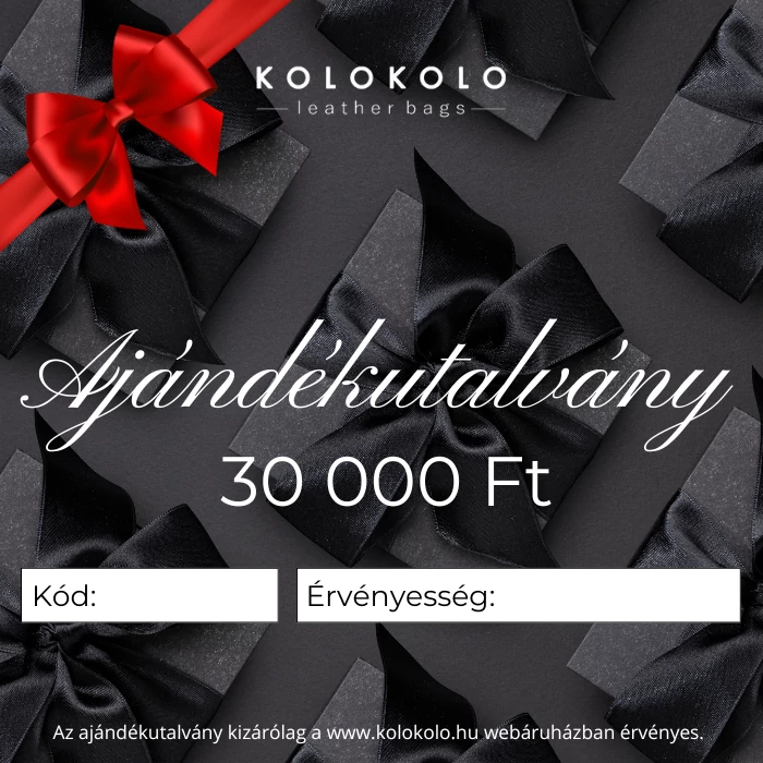 Kolokolo 30000 ft értékű ajándékutalvány
