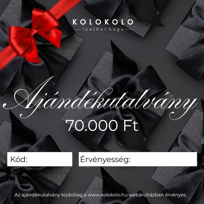 Kolokolo 70000 ft értékű ajándékutalvány
