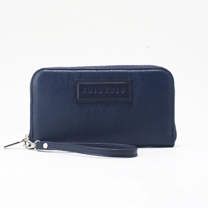 Női bíbor lila bőr pénztárca