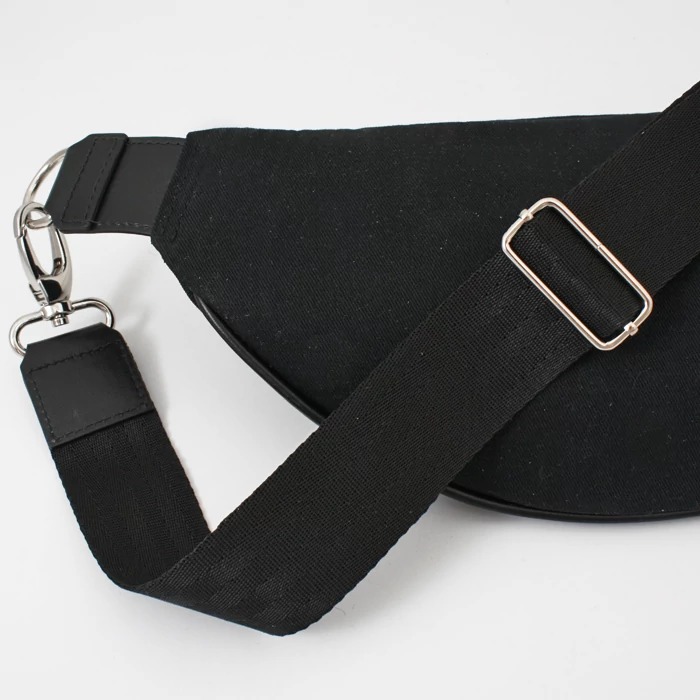 Kolokolo Lumen vászon crossbody táska - fekete - 3