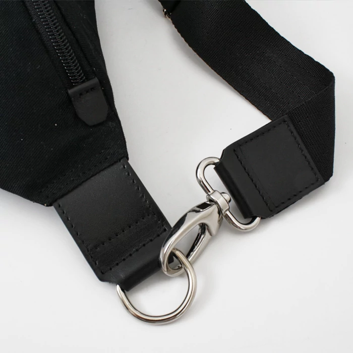 Kolokolo Lumen vászon crossbody táska - fekete - 4