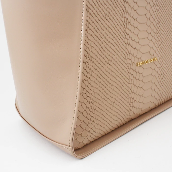 Kolokolo Rose kézitáska - nude python - 4