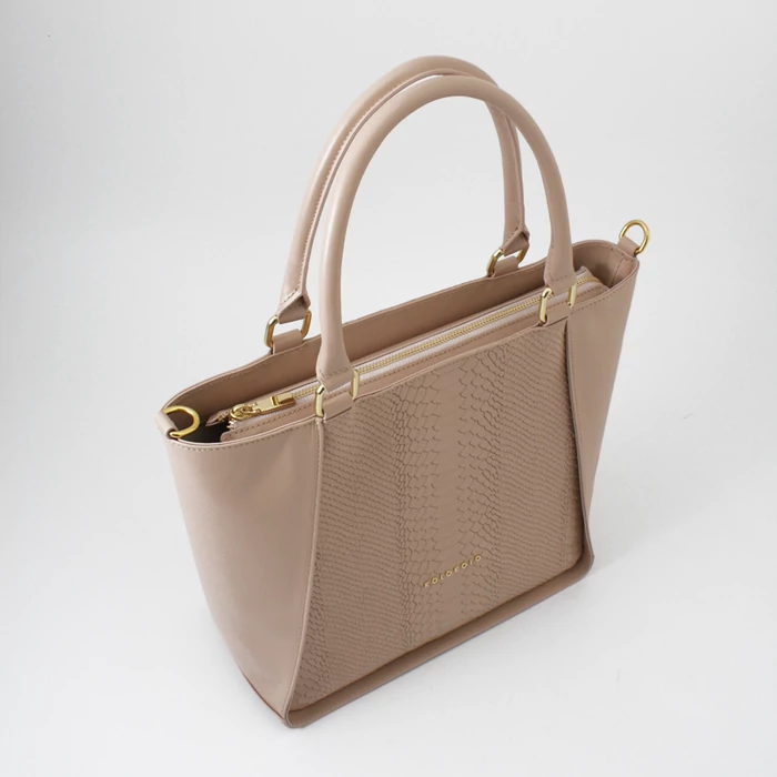 Kolokolo Rose kézitáska - nude python - 3