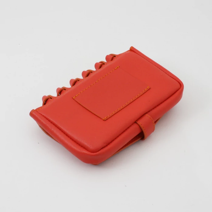 Mini paprika piros bőr övtáska 