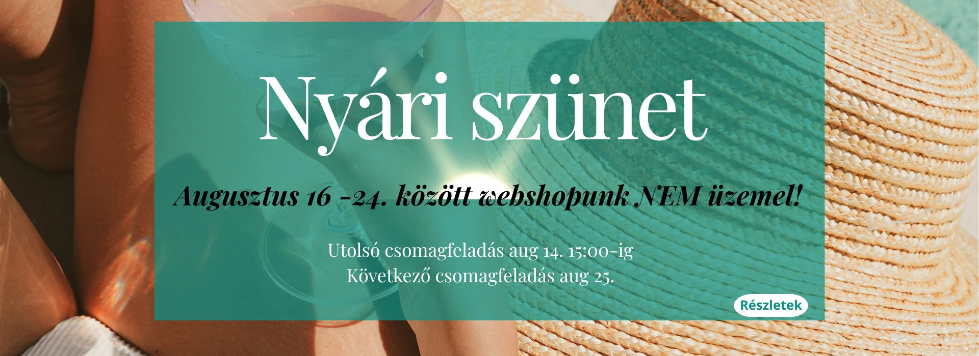 NYÁRI SZÜNET